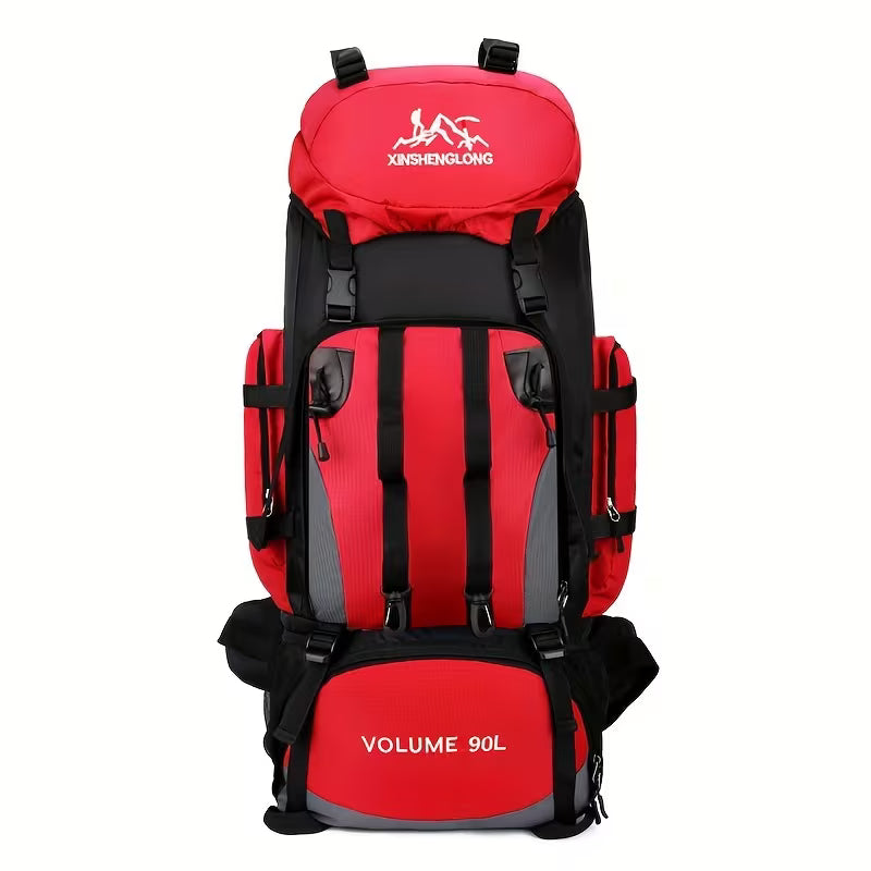 90-Liter Large Capacity Woven Strap Backpack Suitable for Both Men And Women for Outdoor Hiking And Travel